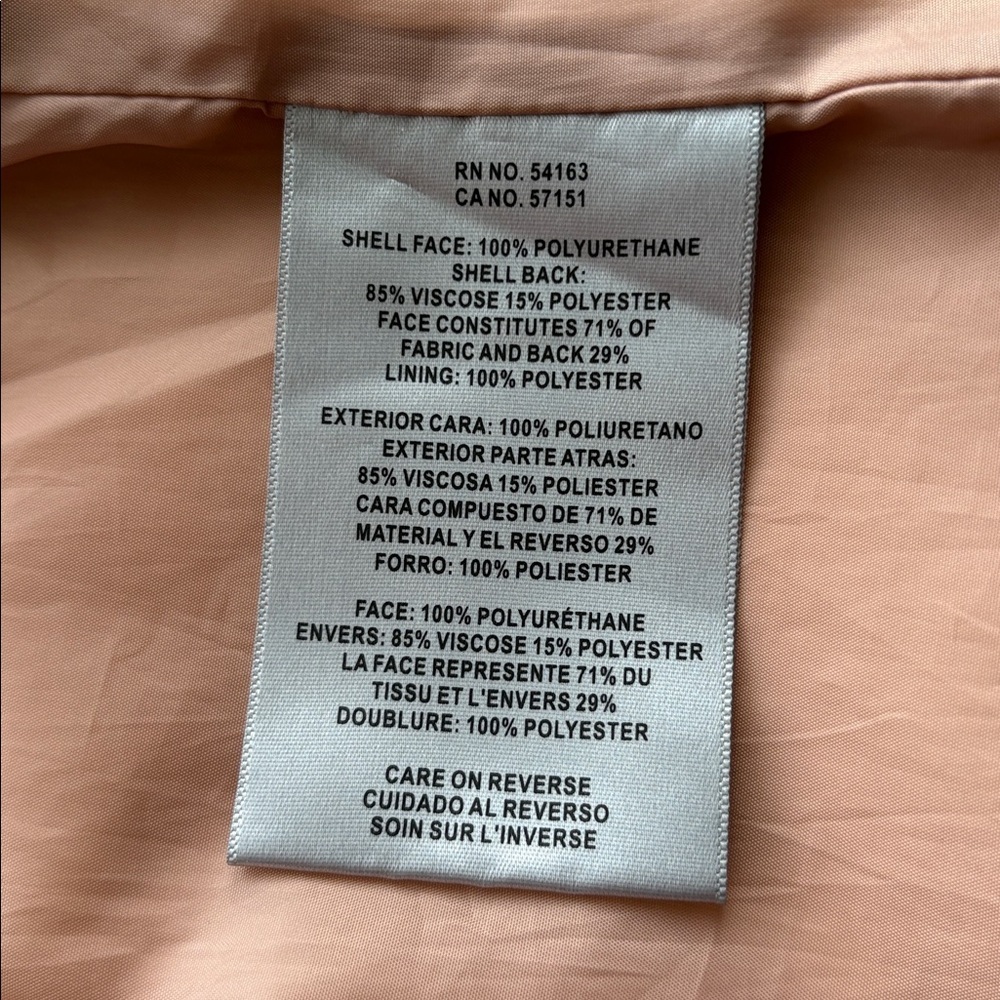 LEVI’s Faux Leather Women's Jacket - Picture 8 of 11
